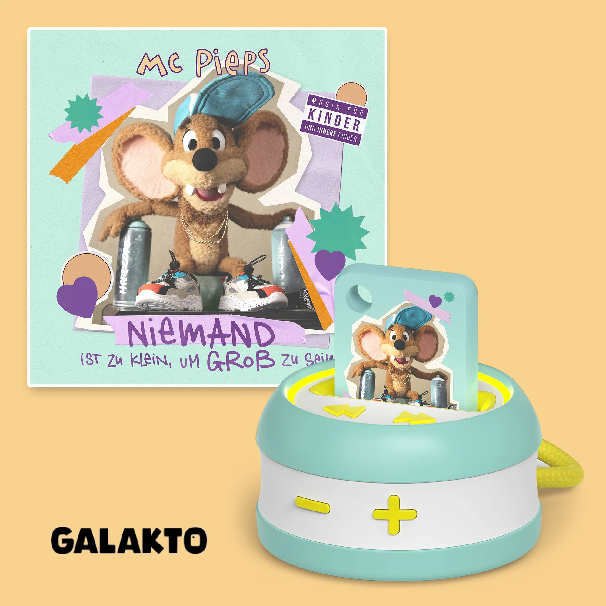 MC Pieps Album Galakto Token - Niemand ist zu klein, um groß zu sein! - Image 3